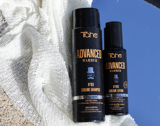 Tahe Advanced Barber Shampoo and Lotion